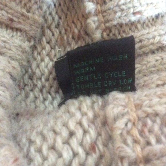 ETCHINGS Vintage Southwestern Aztec Wool Blend 90s Retro Sweater Size Large - Picture 5 of 5